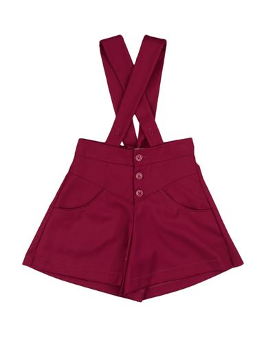 Dondup Babies'  Toddler Girl Shorts & Bermuda Shorts Burgundy Size 4 Polyester, Viscose, Elastane In Red