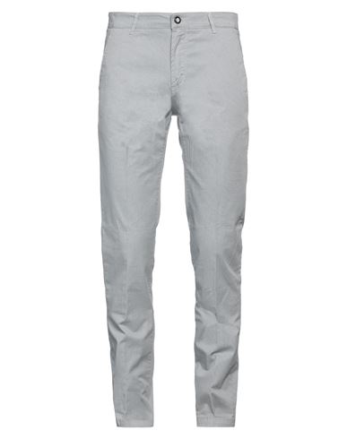 Camouflage Ar And J. Man Pants Light Grey Size 34 Cotton, Elastane