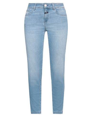 Closed Woman Denim Pants Blue Size 32 Organic Cotton, Elastane, Elastomultiester