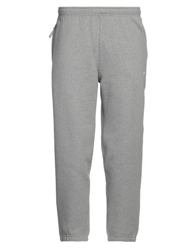 Nike Man Pants Light Grey Size S Cotton, Polyester