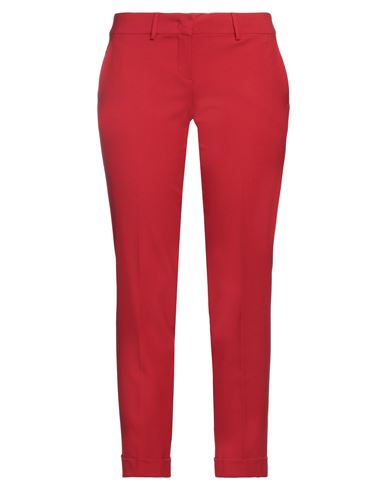 Shop Hanita Woman Pants Red Size 6 Polystyrene