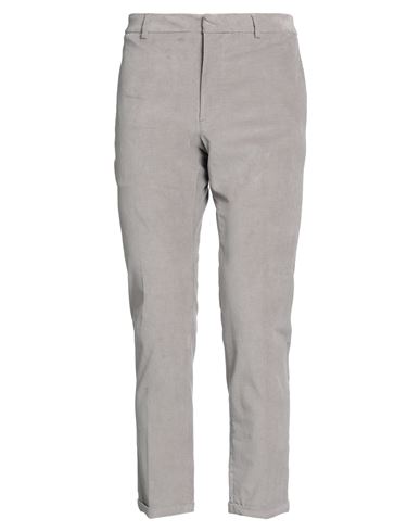 Paolo Pecora Man Pants Light Grey Size 32 Cotton, Elastane