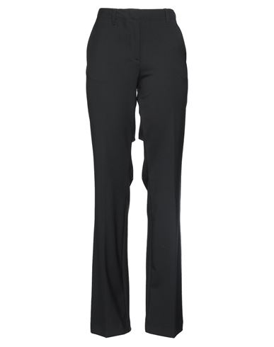 Off-white Woman Pants Black Size 6 Polyester, Virgin Wool, Elastane