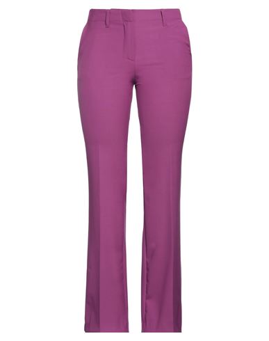 Shop Off-white Woman Pants Light Purple Size 6 Polyester, Virgin Wool, Elastane