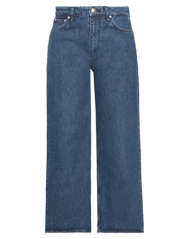 Shop Rag & Bone Woman Jeans Blue Size 23 Organic Cotton, Post-consumer Recycled Cotton