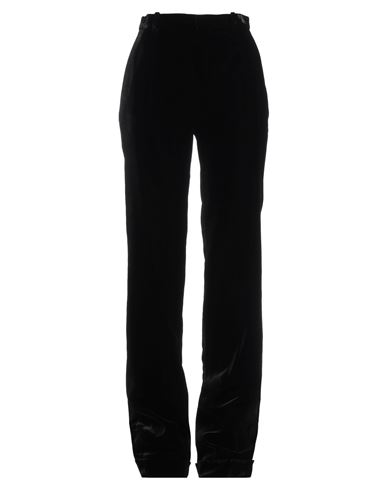 Saint Laurent Woman Pants Black Size 6 Viscose, Cupro, Polyester, Cotton, Elastane