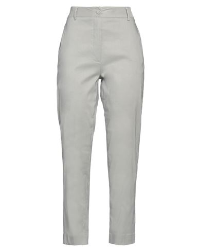 Pierantonio Gaspari Woman Pants Grey Size 10 Viscose, Linen, Polyamide, Elastane