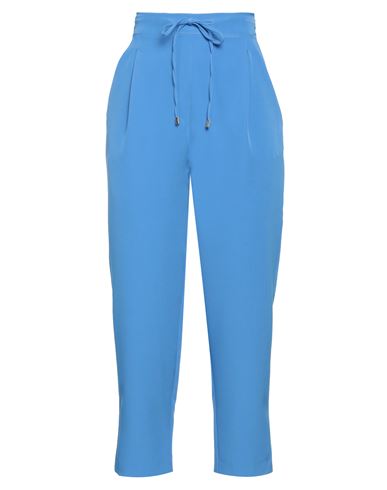Kate By Laltramoda Woman Pants Bright Blue Size 4 Polyester, Elastane