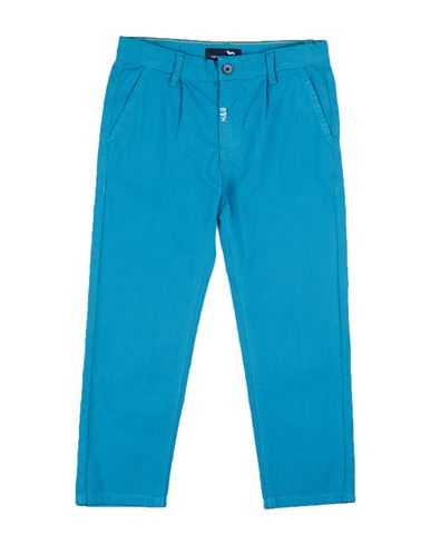 Harmont & Blaine Babies'  Toddler Boy Pants Turquoise Size 6 Cotton, Elastane In Blue