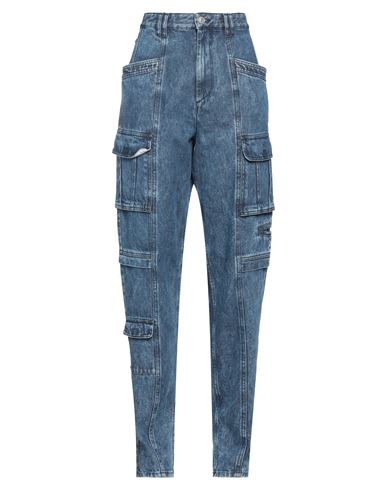 Isabel Marant Woman Denim Pants Blue Size 8 Cotton