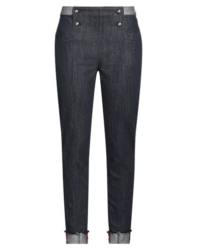 Max & Co . Woman Jeans Blue Size 31 Cotton, Viscose, Elastic Fibres, Metallic Fiber