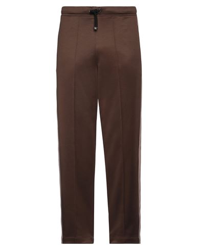 Shop Dunhill Man Pants Khaki Size 36 Polyester, Cotton In Beige