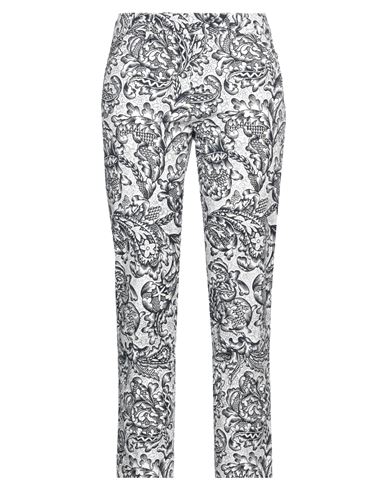 Weekend Max Mara Woman Pants White Size 6 Cotton, Elastane