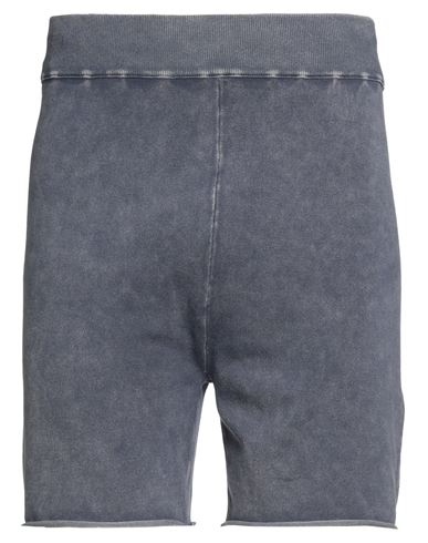 Majestic Filatures Man Shorts & Bermuda Shorts Slate Blue Size M Organic Cotton, Elastane