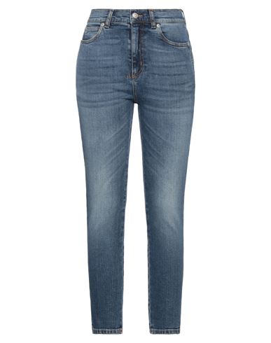 Alexander Mcqueen Woman Denim Pants Blue Size 27 Cotton