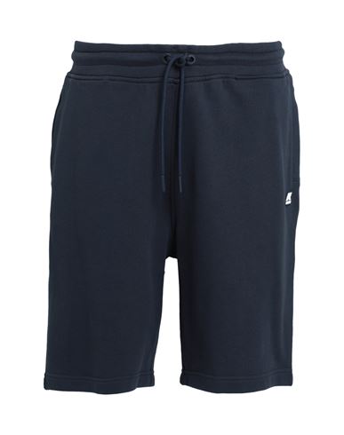 Shop K-way Erik Man Shorts & Bermuda Shorts Navy Blue Size M Cotton