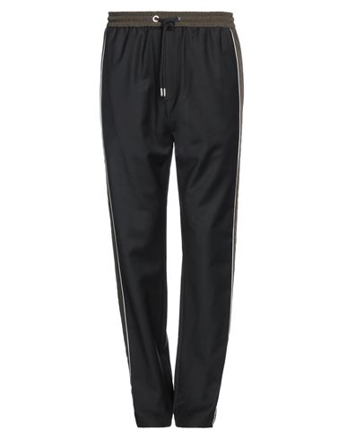Les Hommes Man Pants Black Size 34 Wool, Acetate, Polyester