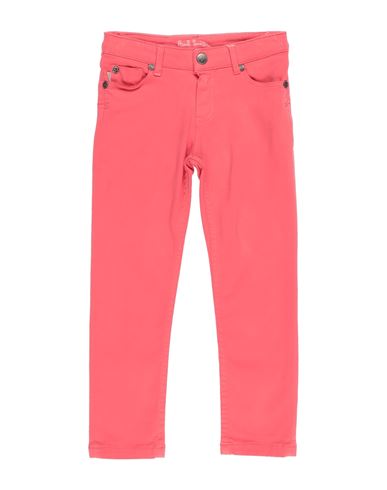Paul Smith Babies'  Toddler Girl Pants Coral Size 6 Cotton, Elastane In Red