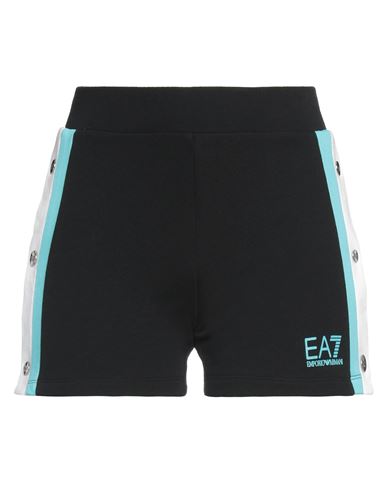 Ea7 Woman Shorts & Bermuda Shorts Black Size Xs Cotton
