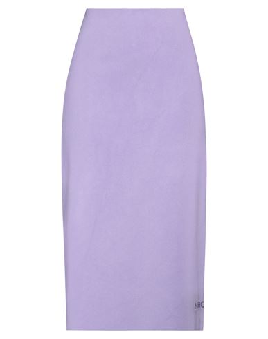 Marc Jacobs Woman Midi Skirt Light Purple Size Xl Viscose, Nylon, Elastane