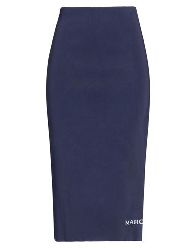 Marc Jacobs Woman Midi Skirt Midnight Blue Size L Viscose, Nylon, Elastane