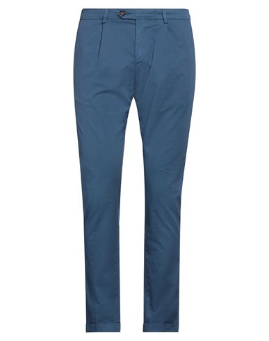 Shop Camouflage Ar And J. Man Pants Blue Size 35 Cotton, Elastane