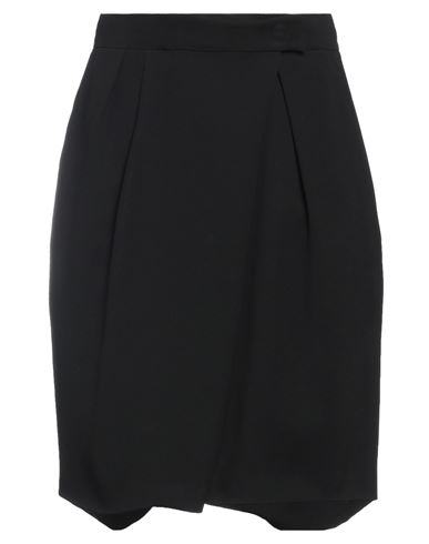 Max Mara Woman Mini Skirt Black Size 8 Triacetate, Polyester