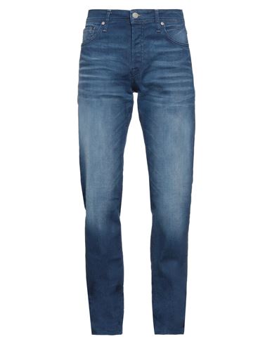 Jack & Jones Man Jeans Blue Size 32w-34l Cotton, Organic Cotton, Elastane