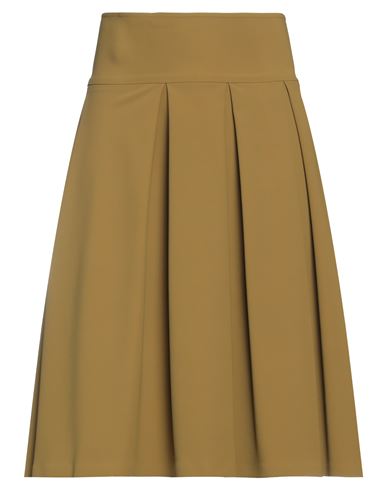 Rrd Woman Mini Skirt Military Green Size 6 Polyamide, Elastane