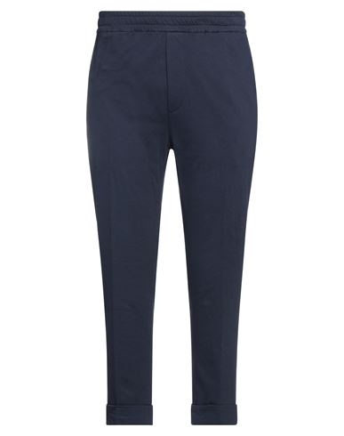 Paolo Pecora Man Pants Navy Blue Size 38 Cotton, Wool