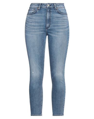 Rag & Bone Woman Jeans Blue Size 29 Cotton, Elastomultiester, Elastane