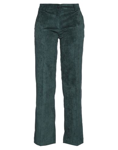 Katia Giannini Woman Pants Dark Green Size 10 Polyester, Polyamide, Elastane