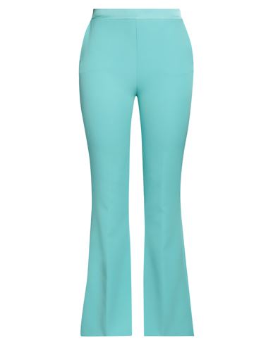 Denny Rose Woman Pants Turquoise Size 10 Polyester, Elastane In Blue