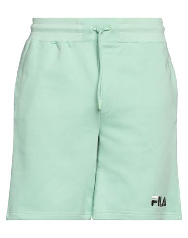 Fila Man Shorts & Bermuda Shorts Light Green Size Xs Cotton, Polyester