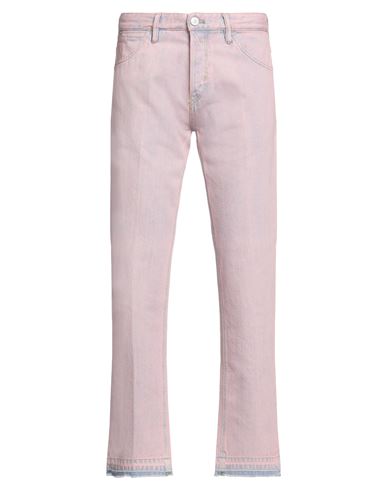 Pt Torino Man Denim Pants Pink Size 36 Cotton