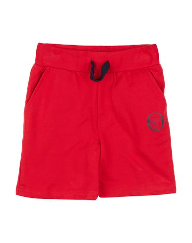 Sergio Tacchini Babies'  Toddler Boy Shorts & Bermuda Shorts Red Size 5 Cotton, Elastane