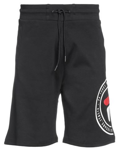 Fila Man Shorts & Bermuda Shorts Black Size Xs Cotton