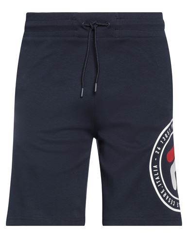Fila Man Shorts & Bermuda Shorts Midnight Blue Size Xs Cotton
