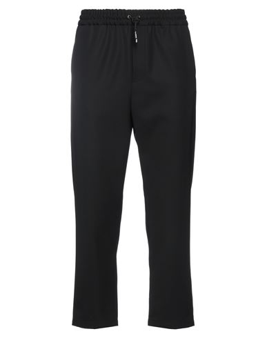 Maison Kitsuné Man Pants Black Size L Polyester, Virgin Wool