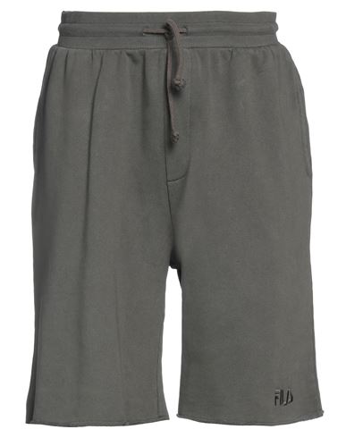 Fila Man Shorts & Bermuda Shorts Military Green Size S Cotton