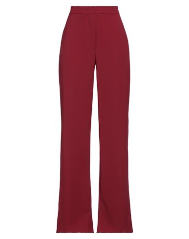Soallure Woman Pants Burgundy Size 4 Polyester In Red