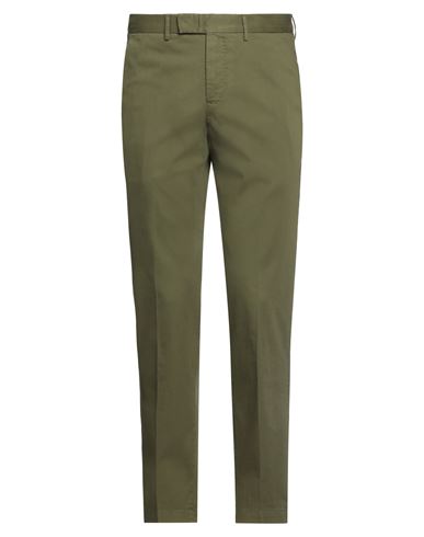 Pt Torino Man Pants Military Green Size 30 Cotton, Linen, Elastane