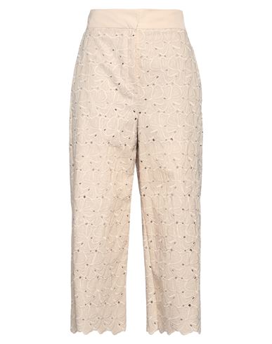 Shop I Blues Woman Pants Sand Size 4 Cotton, Polyester In Beige