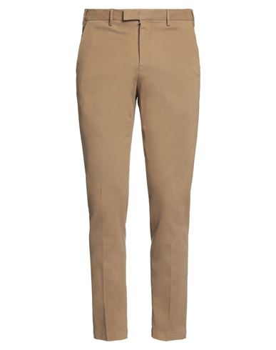 Pt Torino Man Pants Camel Size 34 Modal, Cotton, Elastane In Beige