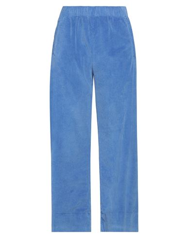 True Nyc Woman Pants Azure Size 28 Cotton, Lyocell, Elastane In Blue