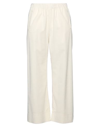True Nyc Woman Pants Cream Size 29 Cotton, Lyocell, Elastane In White