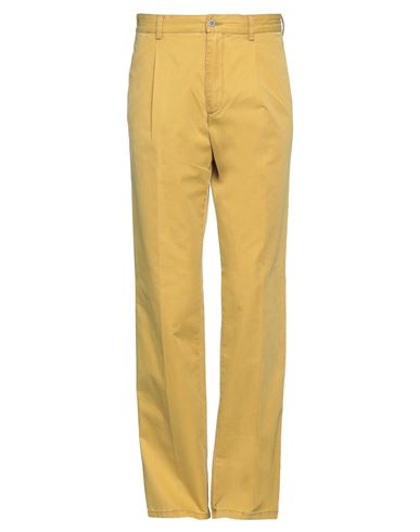 Avirex Man Pants Mustard Size 32 Cotton In Yellow