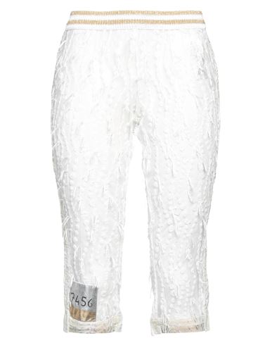 Elisa Cavaletti By Daniela Dallavalle Woman Cropped Pants White Size 6 Polyester, Elastane
