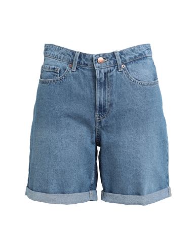 Vero Moda Woman Denim Shorts Blue Size Xl Cotton
