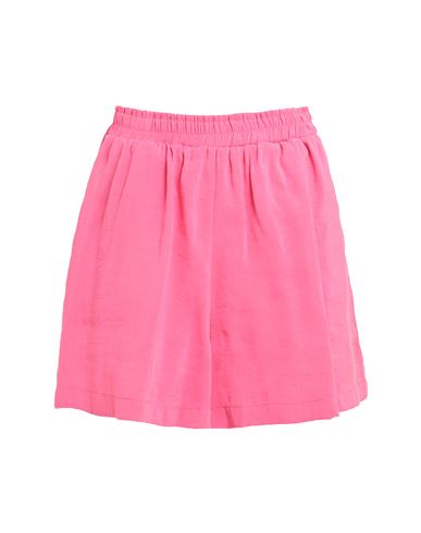 Only Woman Shorts & Bermuda Shorts Fuchsia Size Xl Modal, Polyester In Pink